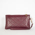 Rhombus Embroidery Accessories Pouch